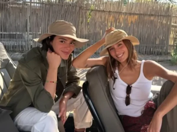 Sasha Meneghel e Bruna Marquezine em safári na Botsuana