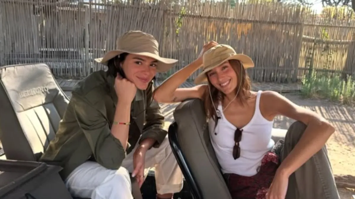 Sasha Meneghel e Bruna Marquezine em safári na Botsuana