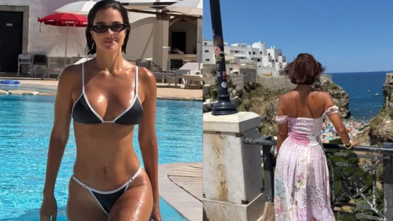 Vera Viel encanta com fotos de verão na Itália