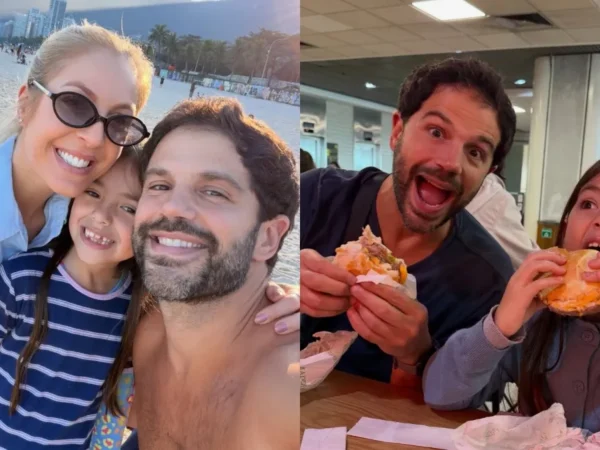 Duda Nagle curte férias com filha e namorada