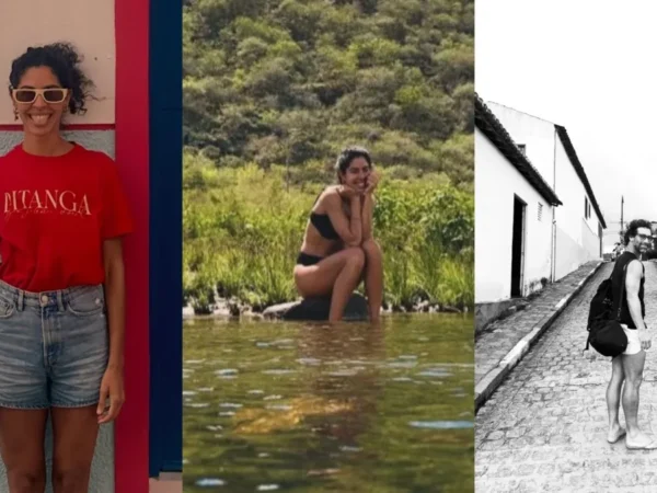 Bela Gil curte viagem romântica com namorado no Rio São Francisco