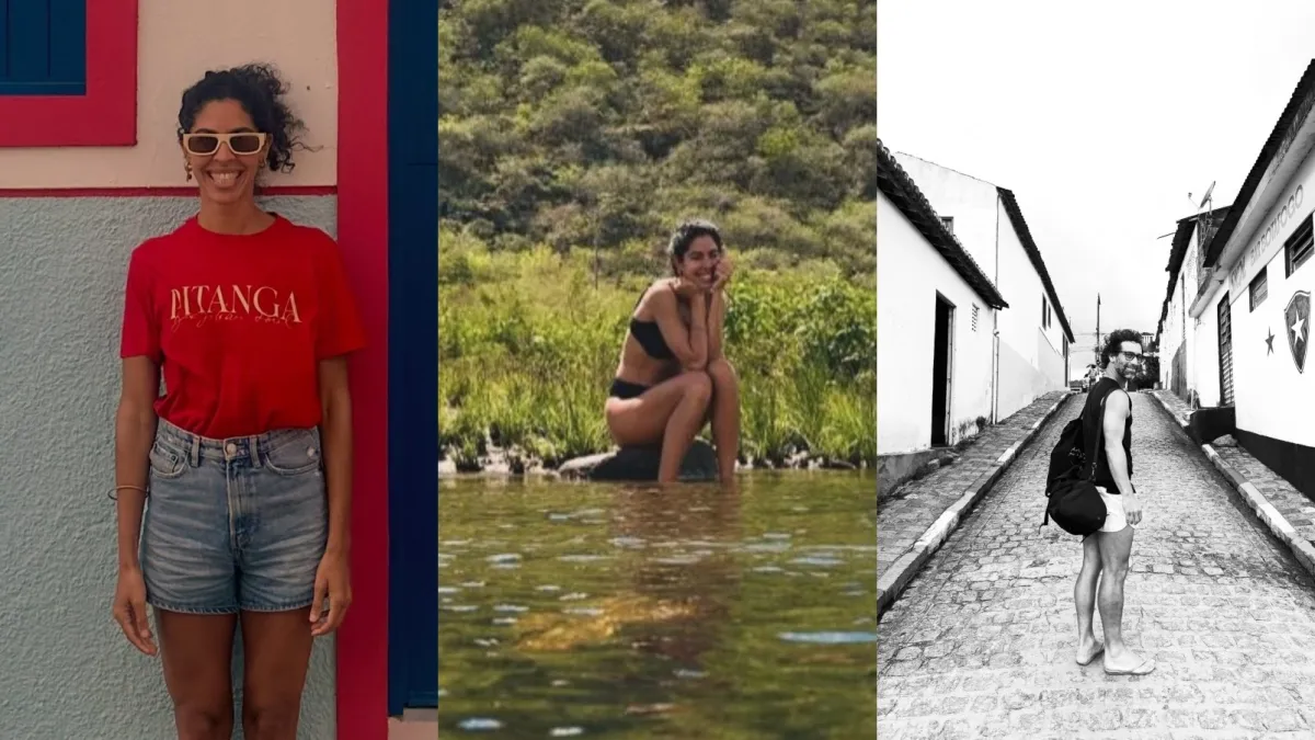 Bela Gil curte viagem romântica com namorado no Rio São Francisco