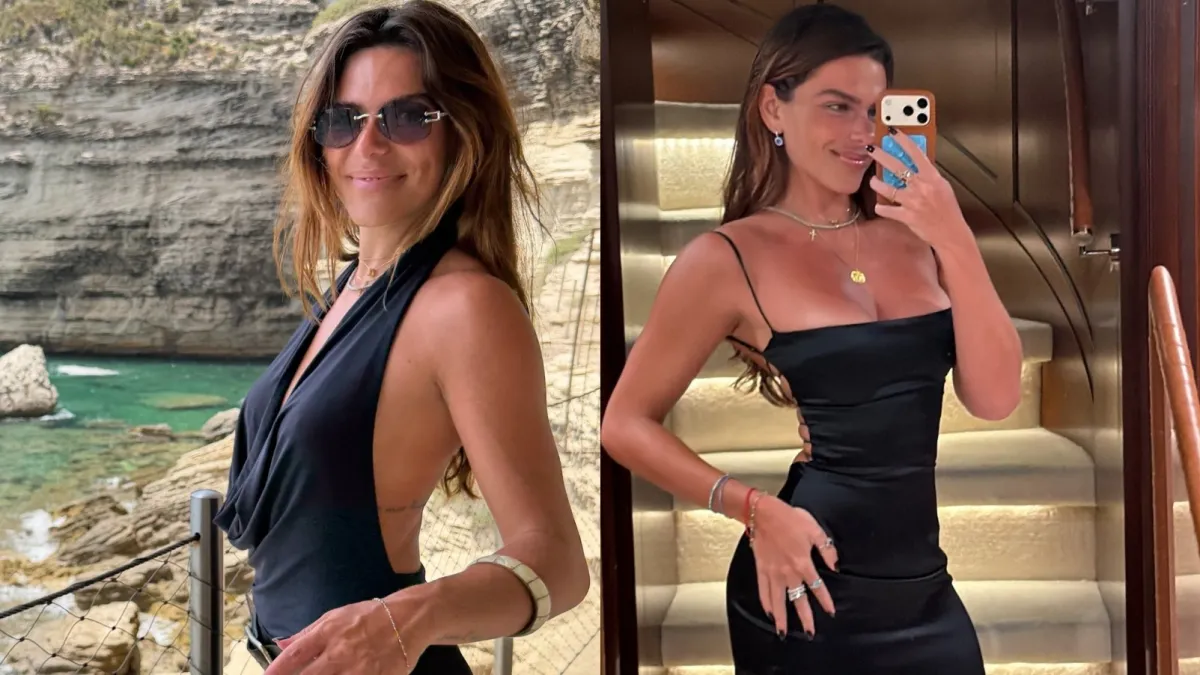 Mariana Goldfarb exibe bronzeado e manda recado das férias
