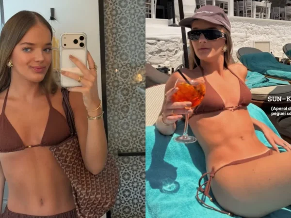 Rafa Justus celebra 17 anos com bronzeado em Mykonos