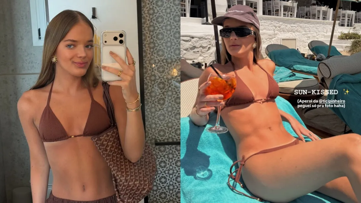Rafa Justus celebra 17 anos com bronzeado em Mykonos