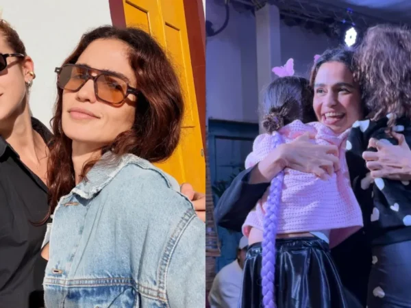 Nanda Costa surge com Emilie Rey e filhas em viagem a Paraty