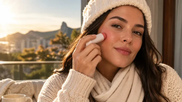 5 blushes de bastão que devolvem o viço de sol à pele no frio