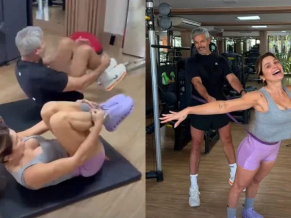 Flávia Alessandra se declara a Otaviano em treino: "Te amo