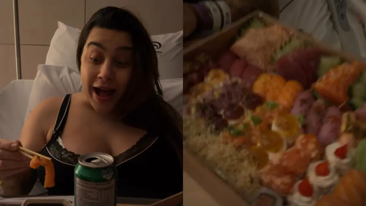 Lauana Prado celebra volta ao sushi após 9 meses de restrição