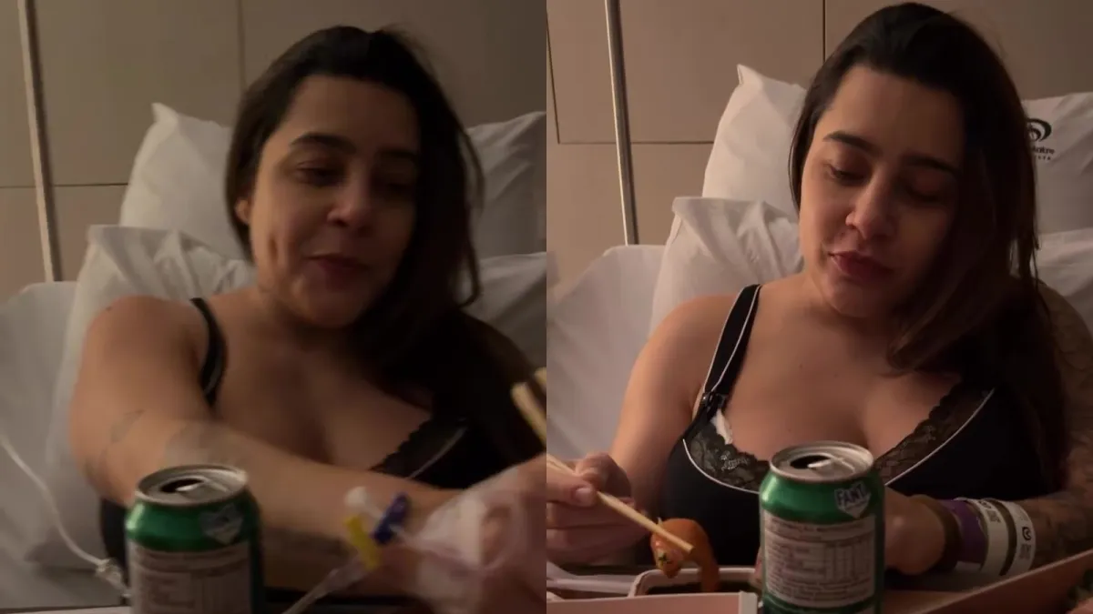 Lauana Prado celebra alta e mata vontade de sushi após parto