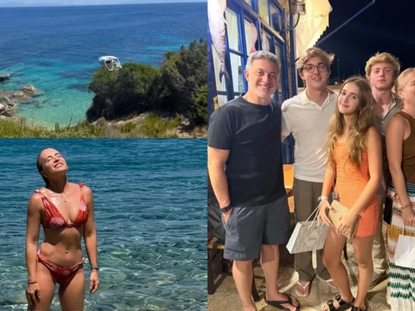 Angélica curte férias na Grécia com Huck e filhos: "Criar memórias