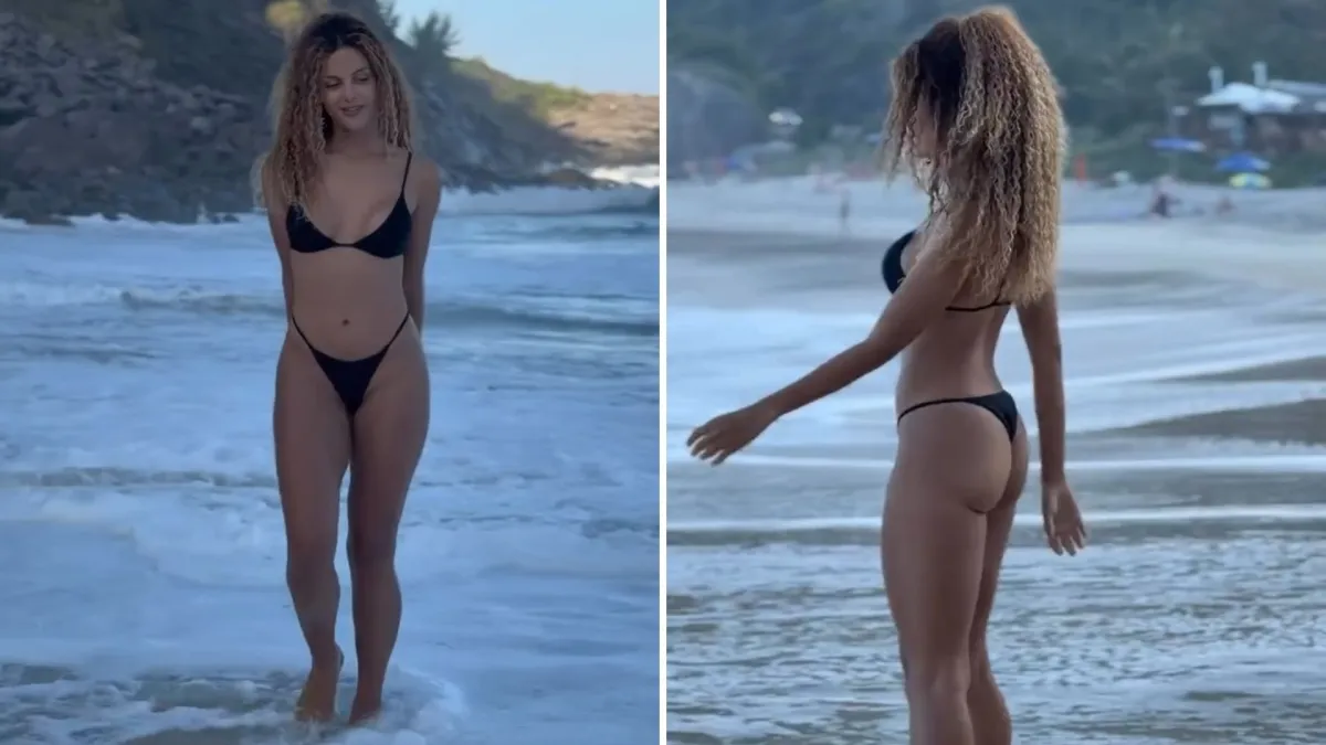 Gabriela Loran nega edição em vídeo de biquíni: 'Corpo é assim