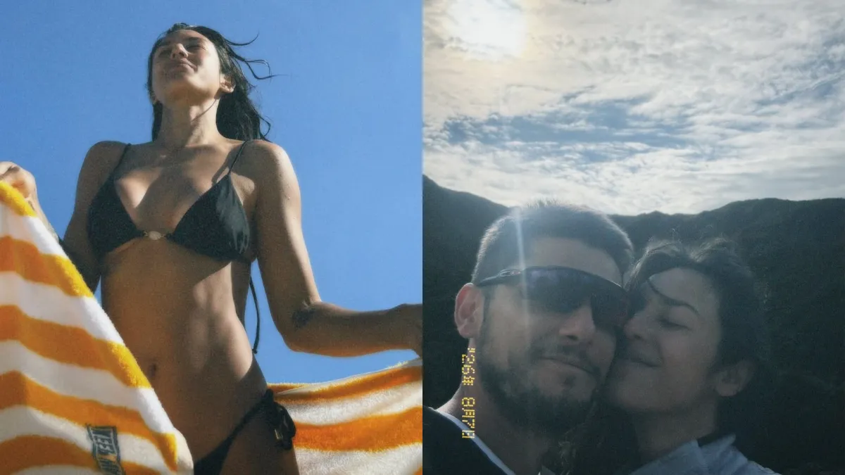 Yanna Lavigne curte dia de praia com Bruno Gissoni; veja fotos