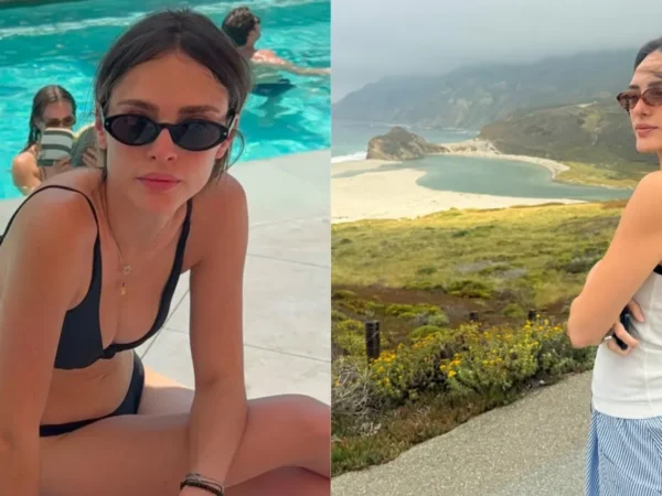 Isabelle Drummond curte férias nos EUA após fim de novela