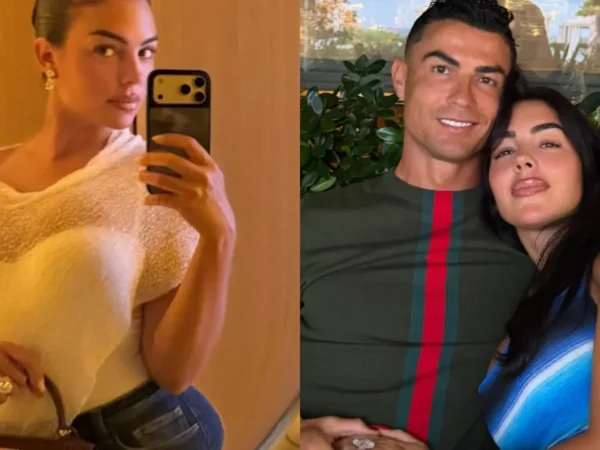 Georgina Rodríguez exibe aliança e anel milionário de CR7
