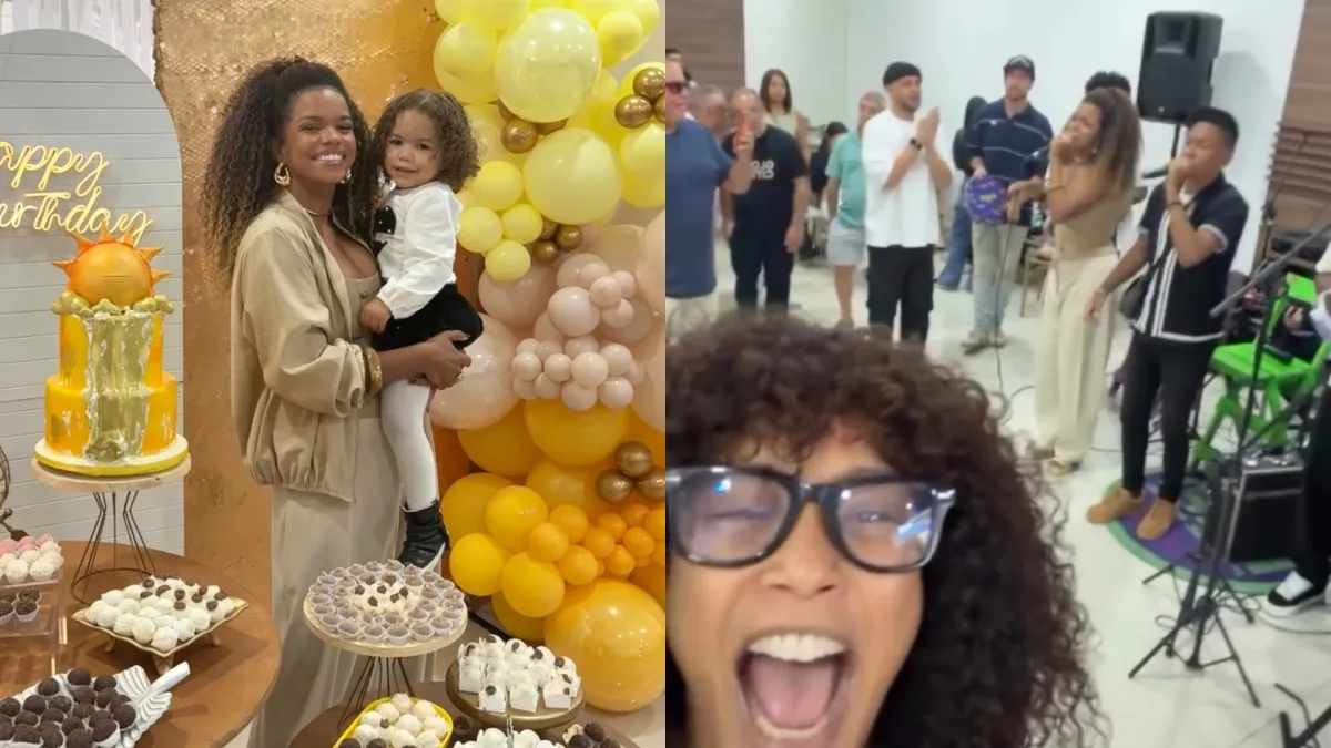 Jeniffer Nascimento celebra 33 anos com festão de pagode e Taís Araujo